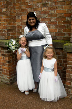 Bridesmaids - Sheetals sister
                                      with Lauren and Emma