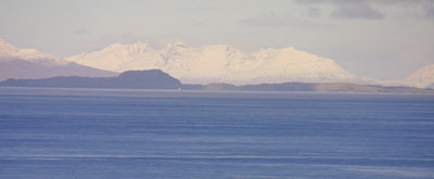 The isles of Skye and Muck